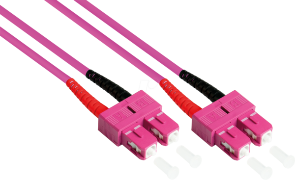 GC LW-810SC4 - Patchkabel LWL Duplex OM4 50/125µ SC/SC