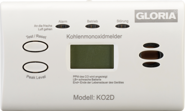 GLORIA KO2D - Kohlenmonoxidmelder