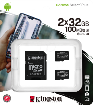 SDCS2/32GB-2P1A - MicroSDHC-Speicherkarte 32GB