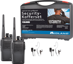 MIDLAND G15 S2 - Business PMR Security-Koffer 2er Set