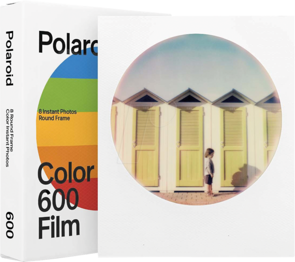 POLAROID 6021 - 600 Color Film Round Frame 8x