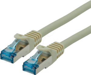 ROLINE 21152808 - Patchkabel Cat.6a S/FTP PiMF grau 15m