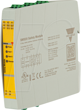SMS20 - Safety Modul mit 2 Sicherheits-Relaisausgängen