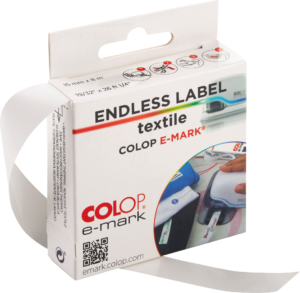COLOP 155543 - e-mark® Endlosetikett Textil