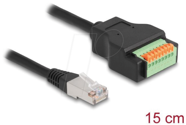 DELOCK 66063 - RJ45 Kabel Cat.5e Stecker > Terminalblock