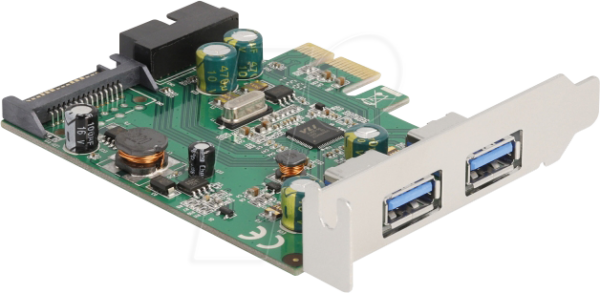 DELOCK 90096 - PCIe x1 > 2x extern USB 3.0 A