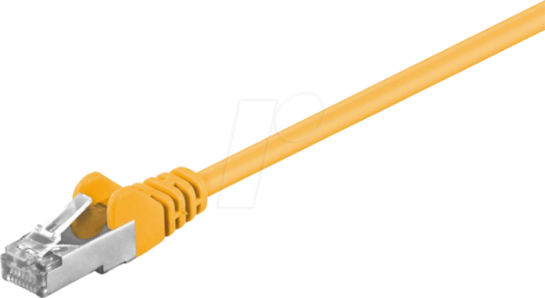 GOOBAY 50168 - Cat.5e F/UTP Patchkabel CCA gelb 5