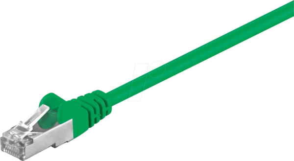 GOOBAY 68052 - Cat.5e SF/UTP Patchkabel CCA grün 50 m