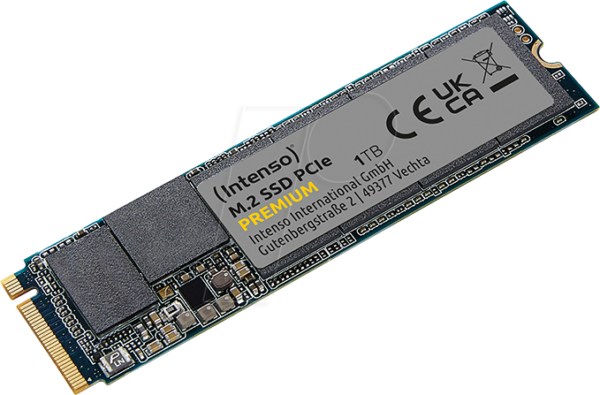 INTENSO 3835460 - Intenso M.2 SSD PCIe Premium 1 TB M.2 NVMe