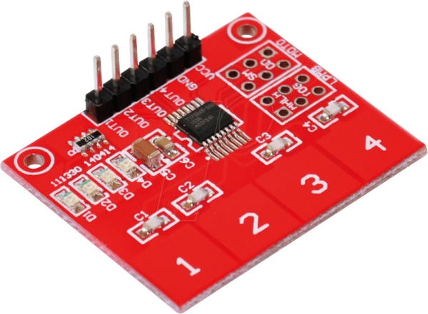 DEBO TOUCH 4CH - Entwicklerboards - Touch-Pad