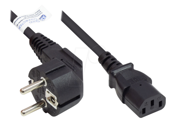 GC P0130-S010 - Netzkabel Typ E+F CEE 7/7 auf C13