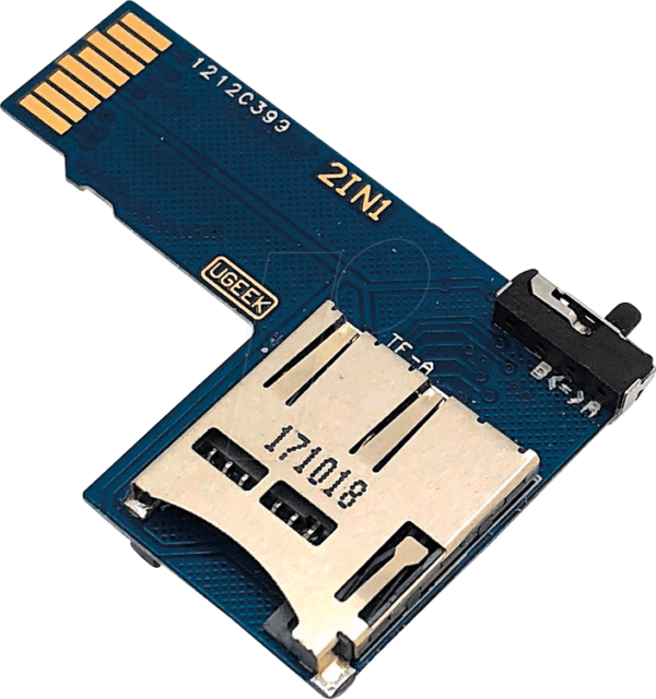 RPI MSD DUAL - Raspberry Pi - microSD-Adapter