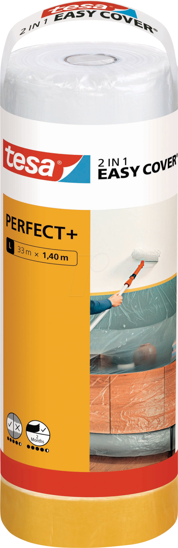 TESA 56574 - Nachfüllpack tesa Easy Cover Perfect+ 33 m x 1