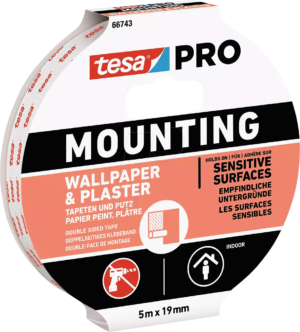 TESA 66743 - Montageband tesa PRO Tapete & Putz