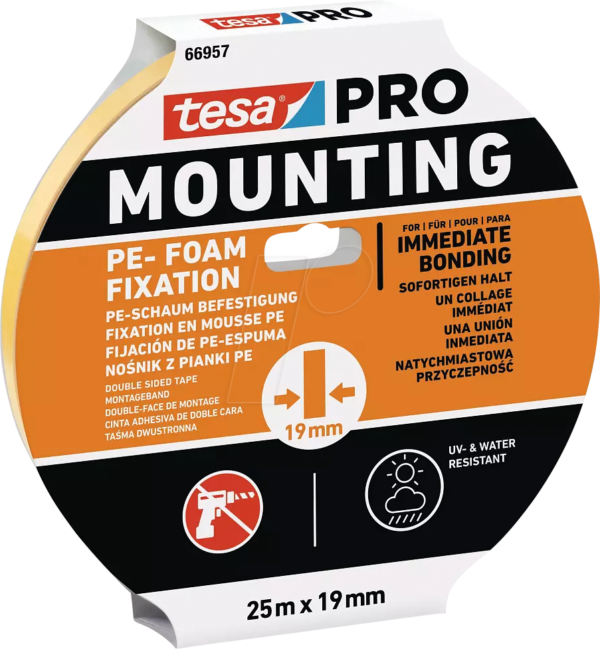 TESA 66957 - Montageband tesa PRO PE-Fixation