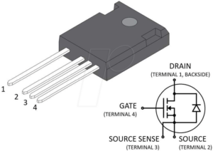 MSC400SMA330B4 - SiC-MOSFET N-Kanal