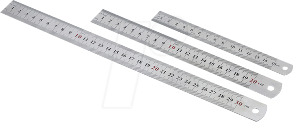 SIN 207909 - Stahllineal-Set 15/20/30 cm