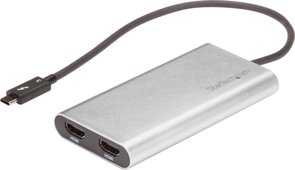 ST TB32HD24K60 - Adapter Thunderbolt 3 Stecker > 2x HDMI Buchse