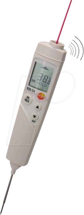 TESTO 0563 8284 - Einstech-Infrarot-Thermometer testo 826-T4