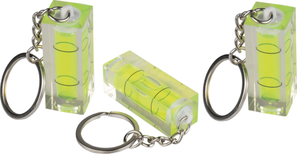 KM TOOL-003-3 - Wasserwaage mit Schlüsselanhänger - 3er-Set