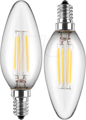 BLULAXA 49060 - LED Filament Lampe C35 E14 4