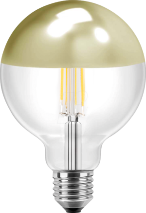 BLULAXA 49149 - LED Filament Vintage Lampe G125 E27 7W 645 lm WW