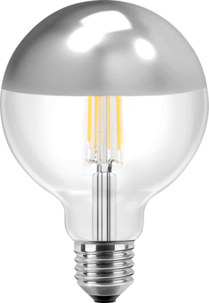 BLULAXA 49183 - LED Filament Vintage Lampe G125 E27 7W 645 lm WW