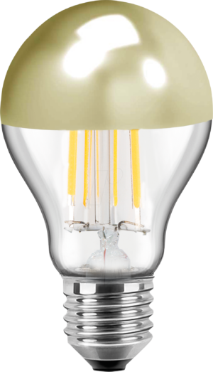 BLULAXA 49185 - LED Filament Vintage Lampe A60 E27 7W 645 lm WW 180° Spiegelkopf