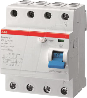 ABB F204A-63003L - Fehlerstromschutz-Schalter