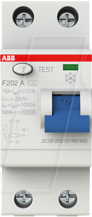 ABB F202A-16001 - Fehlerstromschutz-Schalter