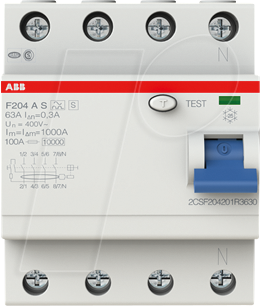 ABB F204AS-6303 - Fehlerstromschutz-Schalter