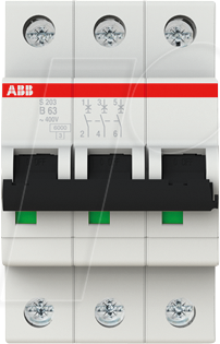 ABB S203-B63 - Leitungsschutzschalter