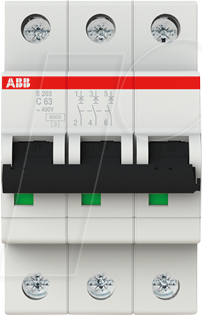 ABB S203-C63 - Leitungsschutzschalter