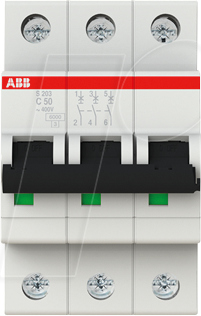 ABB S203-C50 - Leitungsschutzschalter