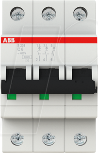 ABB S203-C6 - Leitungsschutzschalter