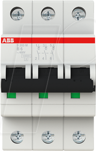 ABB S203M-B6 - Leitungsschutzschalter