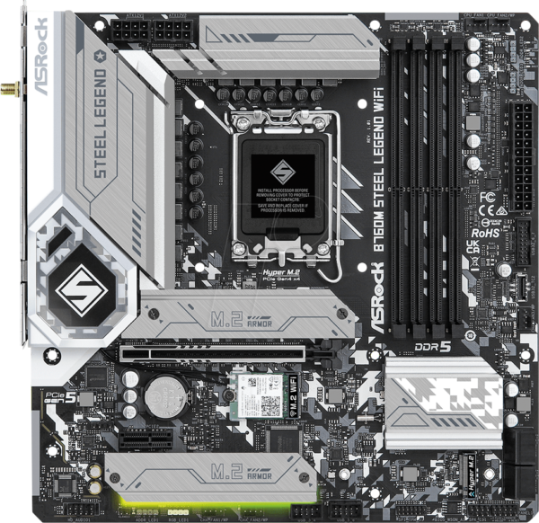 ASR 90MXBL70 - ASRock B760M Steel Legend WiFi (1700)