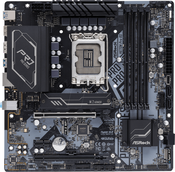 ASR 90MXBHK0 - ASRock H670M PRO RS (1700)