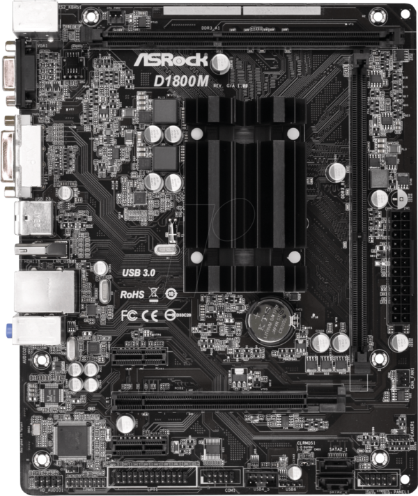 ASR 90MXGUK0 - ASRock D1800M mATX