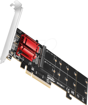 AXG PCEM2-ND - PCIe x8 > 2x M.2 NVMe