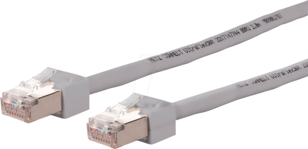 BTR 13084V1033-E - Patchkabel RJ45 Cat.6 S/FTP 1 m grau