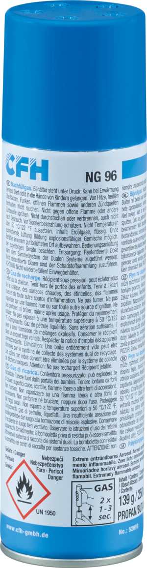 CFH 52096 - Butan-Nachfüllgas 250 ml