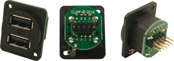 CLIFF CP30100X - Doppel-USB-Buchse