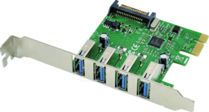 CON EMRICK02G - PCIe x1 > 4x extern USB 3.0 A