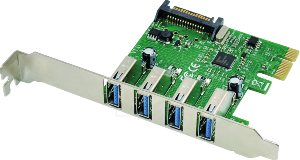 CON EMRICK02G - PCIe x1 > 4x extern USB 3.0 A