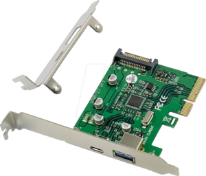 CON EMRICK09G - PCIe x4 > 1x extern USB 3.1 A