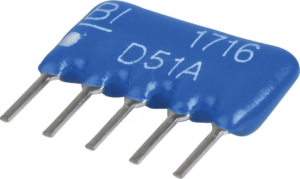 D5-1A BI - Diodennetzwerk 4 Dioden 5 Pins gem. Anode 100 mA