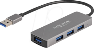 DELOCK 63171 - USB 3.0 Hub 4 Port