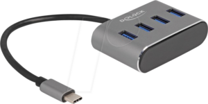 DELOCK 63223 - USB 3.0 Hub 4 Port