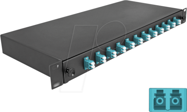 DELOCK 67004 - 19'' LWL Spleißbox